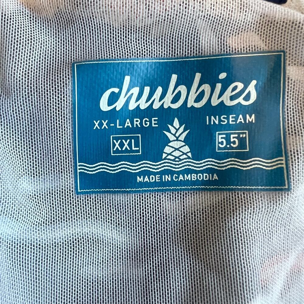 Chubbies Mens Swim Trunks Neon Lights Flamingo Tropical Stretch Board Shorts XXL - Picture 6 of 7